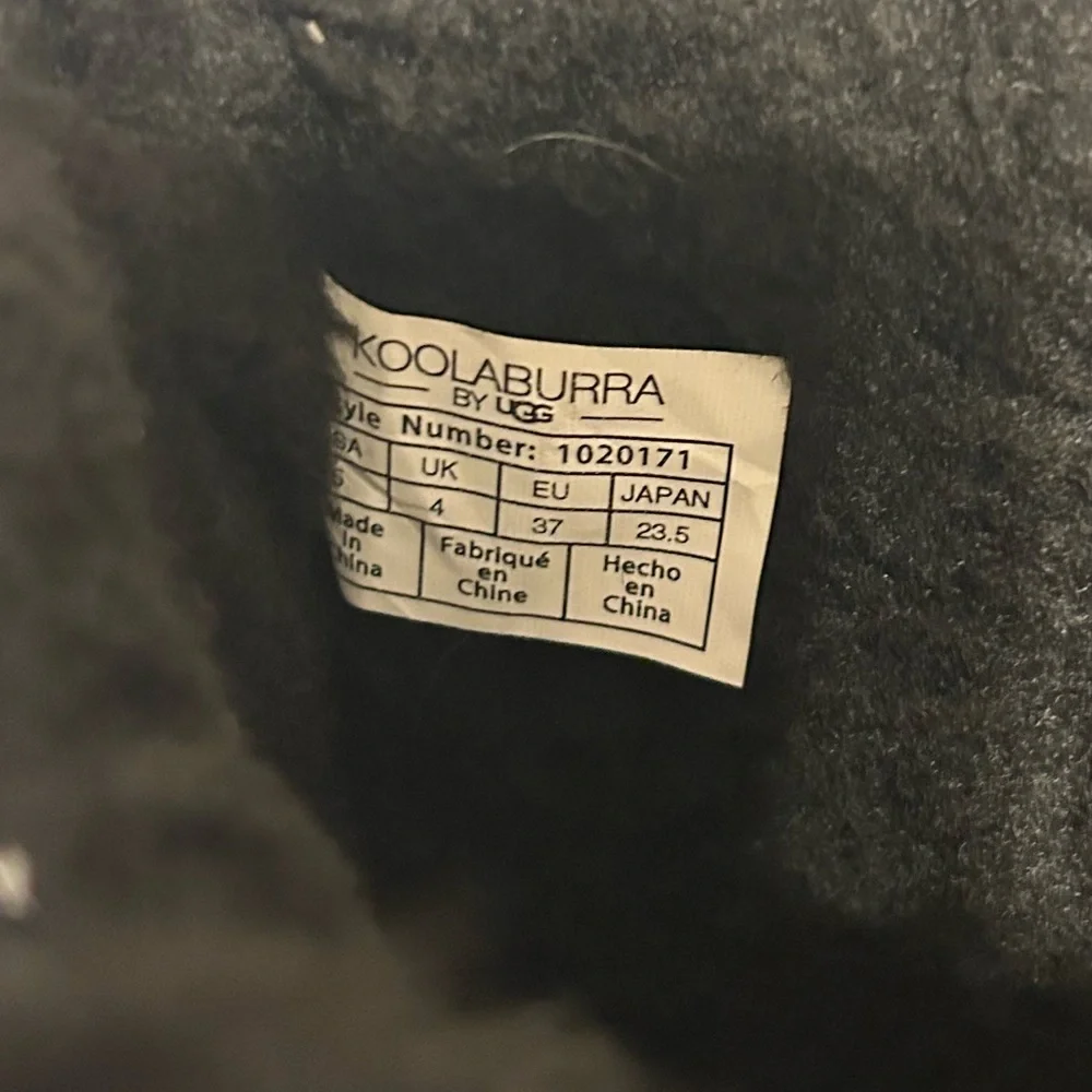 Ugg Koolaburra Big Kid's Boots Size 5‎ Black